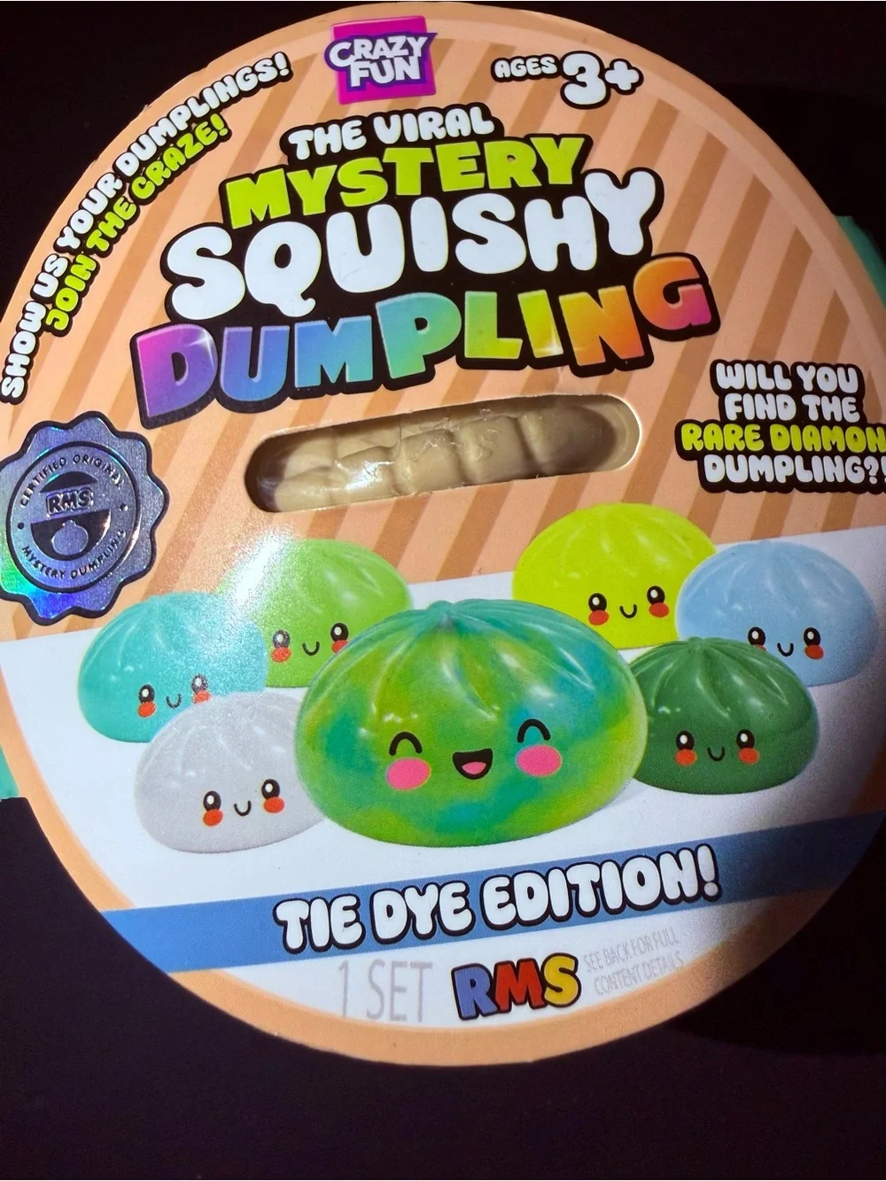 RMS Mystery Squishy Dumpling- Tie Dye Edition